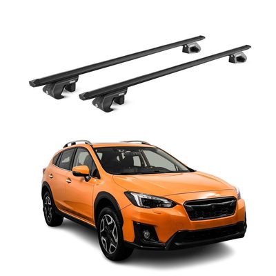 2013-2017 Subaru XV Crosstrek Roof Rack Cross Bars Black