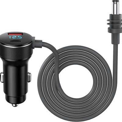 Starlink Mini Car Charger with Digital Display | 100W Type-C Power Cord