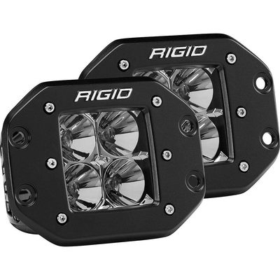 Rigid Industries Par Faros Auxiliares LED D-Series Pro Flush Mount 3" 2x30W Flood