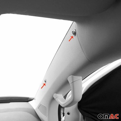 2014-2026 RAM ProMaster Magnetic Window Curtains UV Protection Black 3Pcs