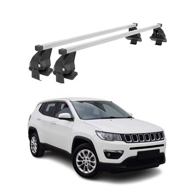 2017-2026 Jeep Compass Roof Rack Cross Bars Silver