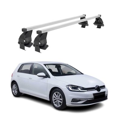 2015-2021 VW Golf Mk7 Roof Rack Cross Bars Silver