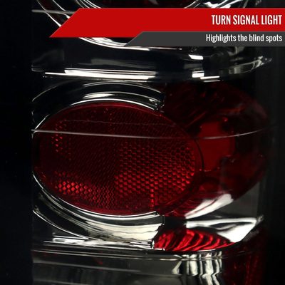 1982-1994 Chevy S10/Blazer GMC S15/Sonoma Tail Lights Chrome/Smoke Lens