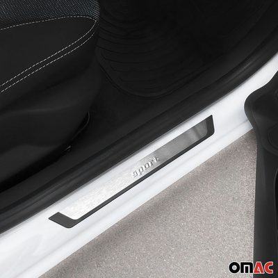 2018-2026 Land Rover Range Rover Velar Door Sill Scuff Plate Scratch Protector Sport Brushed Stainless Steel 4Pcs