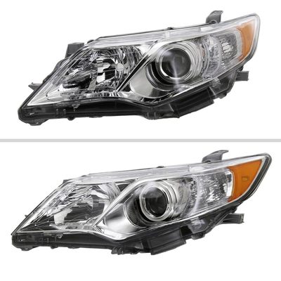 2012-2014 Toyota Camry Headlights Amber Reflectors - Driver Side Only Chrome