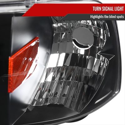 1994-2001 Dodge RAM 1500/ 1994-2002 Dodge RAM 2500 3500 Crystal Headlights Black