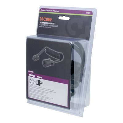 5' Electrical Adapter Harness (7-Way RV Blade Vehicle to 5-Way Flat Trailer)