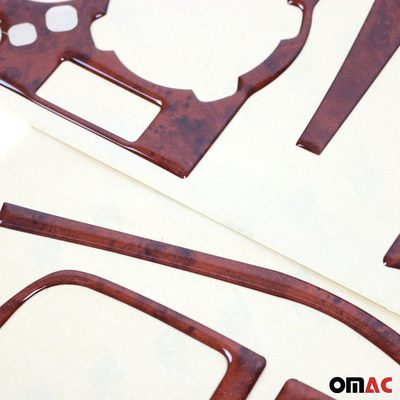 1989-1995 BMW 5 Series M5 E34 Sedan & Touring Wooden Look Dashboard Console Trim Kit 22x