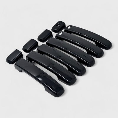 2005-2025 Nissan Frontier Door Handle Cover 4DR ABS Plastic Gloss Black 10 Pcs