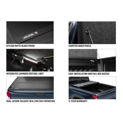 Tapa plegable Ultra Flex 5.0' para Hilux 16-26
