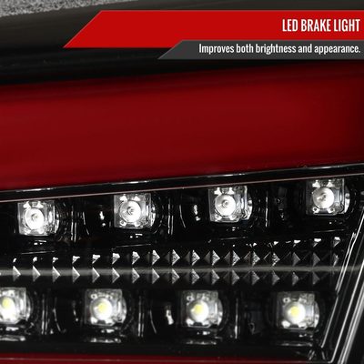 2008-2017 Mitsubishi Lancer / 2008-2015 Lancer EVO X LED Tail Lights Jet Black