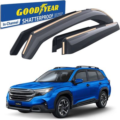 Goodyear Wind Deflectors for Subaru Forester 2025-2026 Premium Smoke 4Pcs