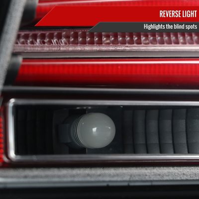 2004-2007 BMW E60 5 Series Sedan LED Tail Lights Black Housing/Clear Lens