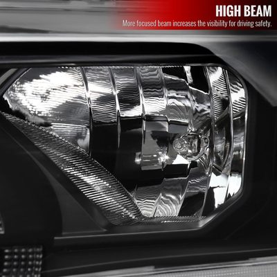 2019-2022 Ford Ranger Sequential LED Bar Projector Headlights Matt Black