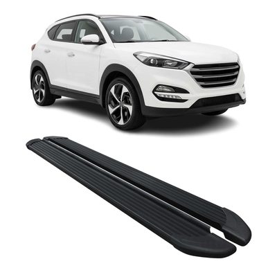 2016-2021 Hyundai Tucson Running Boards Side Steps Black