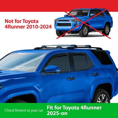 Goodyear Wind Deflectors for Toyota 4Runner 2025-2026 Premium Smoke 4Pcs