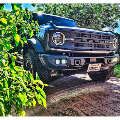 2021+ Ford Bronco Capable Bumper Dual Function Fog Light Kit