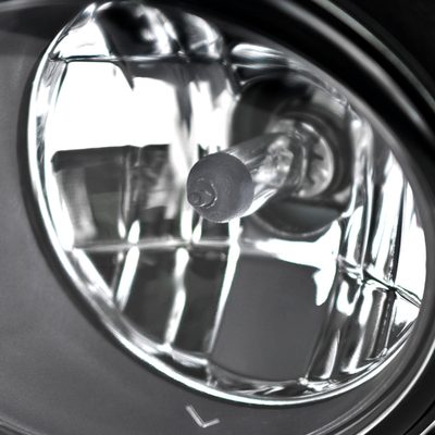 2007-2009 Nissan Altima Sedan H11 Fog Lights Kit Chrome Housing/Clear Lens