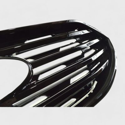 2019-2022 Ford Edge Grille Overlay Gloss Black 1Pcs ABS Plastic