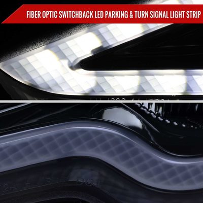 For Lexus IS250 IS350 2014-2016 Full LED Project healight Black Houing Smoked lens