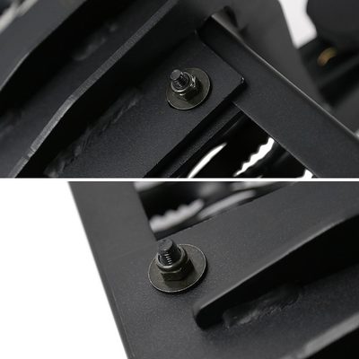 Universal Black Alu Hitch Mounted 6" Drop Rear Bumper Step For 2" Hitch Receiver