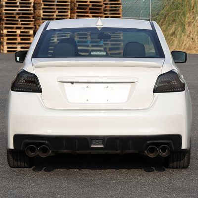 2015-2021 Subaru WRX Sequential White Bar LED Tail Lights Chrome/Smoke Lens
