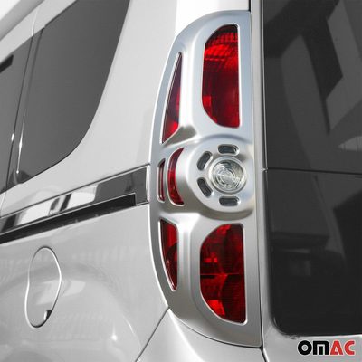 2014-2019 RAM ProMaster City Trunk Tail Light Trim Frame Chrome Silver 2Pcs
