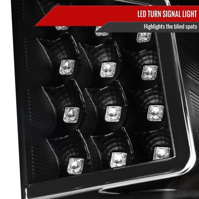 2014-2021 Toyota Tundra LED CBar Projector Headlights LED Signal Lights Black
