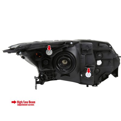 2016-2018 Honda HR-V Crystal Headlights w/ Amber Reflectors Chrome/Clear Lens