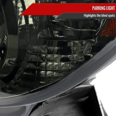 2006-2009 Toyota 4Runner SR5 Limited Projector Style Headlights Chrome/Smoke