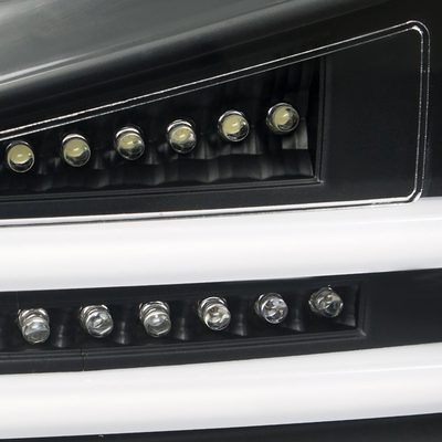 2006-2008 Lexus IS250/IS350 LED Tail and Trunk Lights Matte Black/Clear Lens