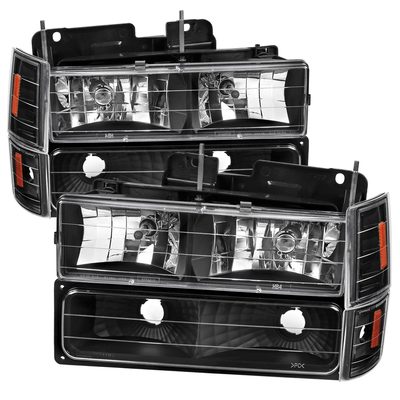 1994-1998 GMC C10 Sierra Yukon Factory Headlights Bumper&Corner Lamp