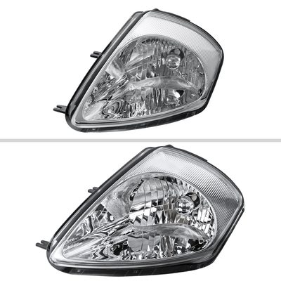 2000-2005 Mitsubishi Eclipse Factory Style Crystal Headlights Chrome/Clear