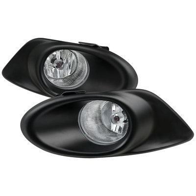 2008-2010 Honda Accord Sedan H11 Fog Lights Kit Chrome Housing/Clear Lens