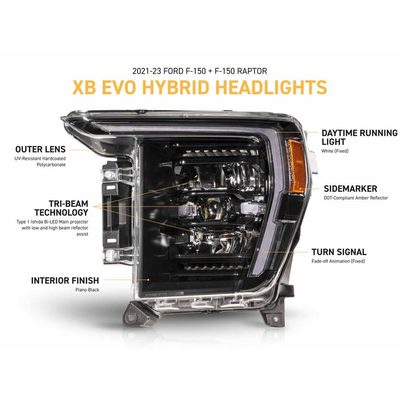 Morimoto XB EVO Hybrid LED Headlight LF2-498Y