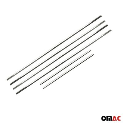 2003-2009 Toyota Land Cruiser Prado Window Molding Trim Streamer Stainless Steel 6x