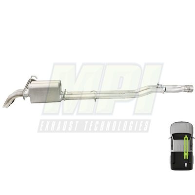 RAM, 2011-2026, 6.4L - MPI Bullnoze Exhasut Series