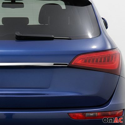 2009-2016 Audi Q5 SQ5 8R 1.gen Rear Trunk Lid Molding Trim Stainless Steel