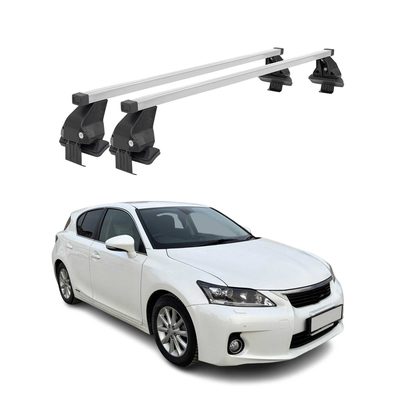 2011-2017 Lexus CT 200h Roof Rack Cross Bars Silver
