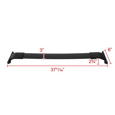 2013-2016 Mazda CX-5 Black Powder Coated Aluminum Roof Rack Cross Bars