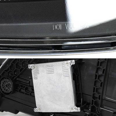 For Porsche Panamera 2017-2022 Matrix LED Projector Headlights DRL Matte Black Clear Lens Glossy Trim