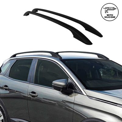 2014-2021 Nissan Qashqai Roof Rack Rails Side Rails Black