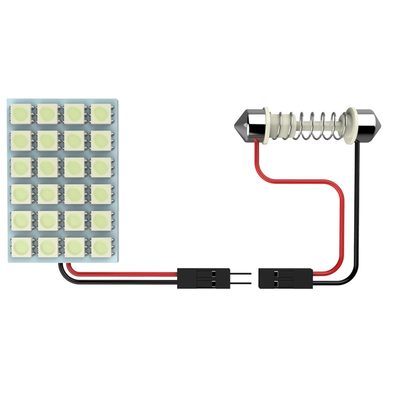 Universal SMD 24PC LED Panel Dome Light