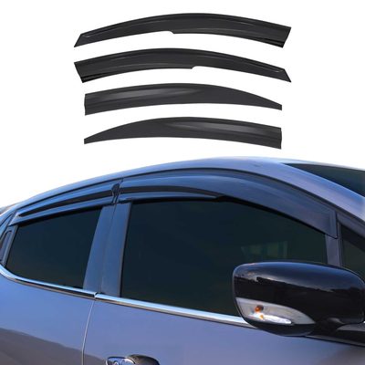 2006-2011 Hyundai Accent Sedan Window Visor Vent Rain Deflector 4Pcs Smoke