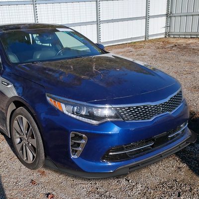 2016-2018 Kia Optima SXL Matte Black 3Pcs Front Bumper Lip Splitter Kit