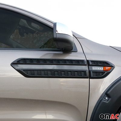 2016-2018 Hyundai Tucson Side Door Molding Trim Skirt Garnish ABS Black 2Pcs