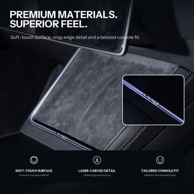 Laser-Carved Ambient Light for Model Y Juniper / YL Wireless Charging Port | TESERY