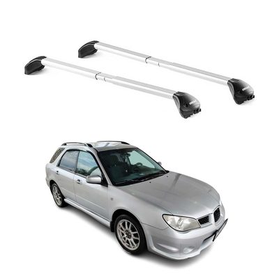 1992-2007 Subaru Impreza Wagon Roof Rack Cross Bars Silver
