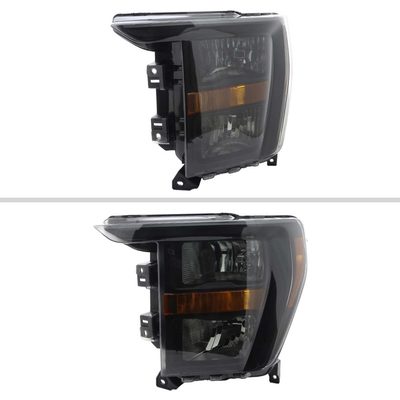 For Ford F-150 2021-2023 Factory Style Headlight Black Housing Smoked Lens