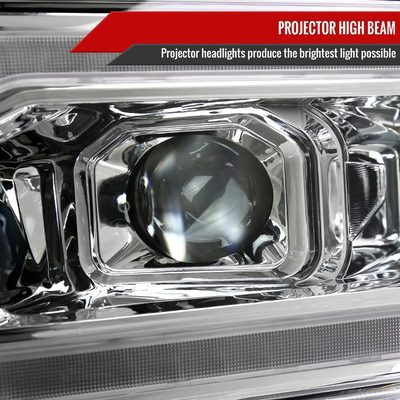 2019-2024 Dodge RAM 2500/3500/4500/5500 LED Signal Projector Headlights Chrome